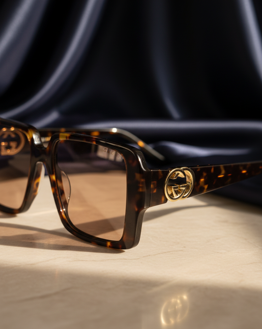 Gucci GG1692S – Square Tortoise Sunglasses