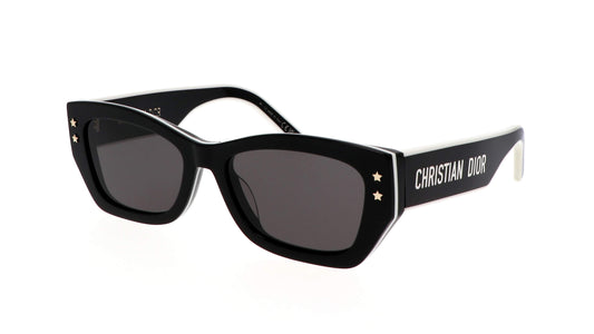 Dior Pacific S2U – Rectangular White & Navy Layered Acetate Sunglasses