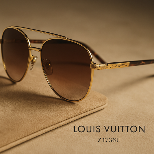 Louis Vuitton Z1736U – Oversized Square Acetate Sunglasses