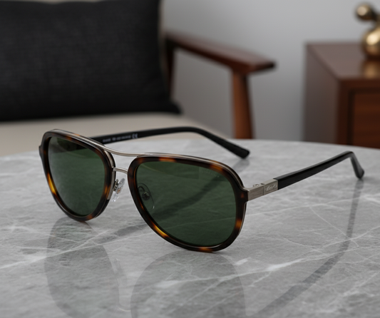 Chopard SCH881 - Oversized Acetate & Metal Sunglasses