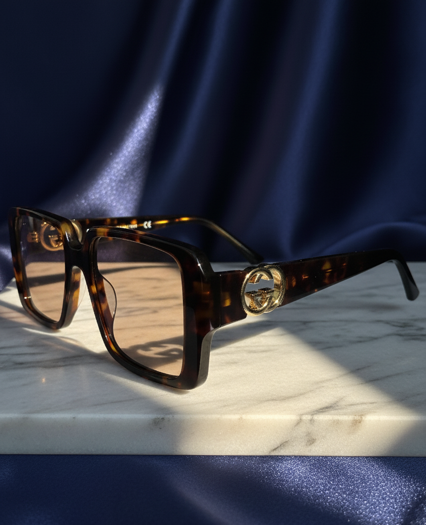 Gucci GG1692S – Square Tortoise Sunglasses